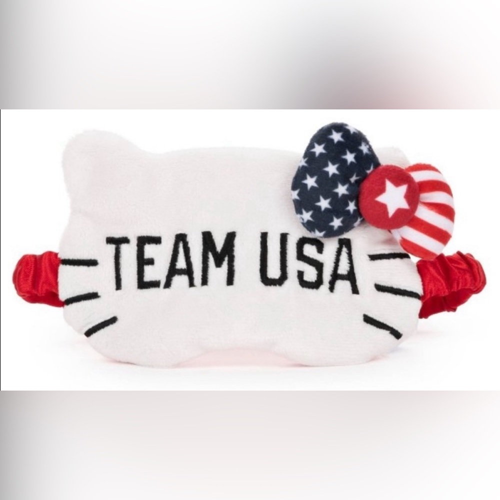•NIP•GUND Hello Kitty x Team USA Sleep Eye Mask🇺🇸